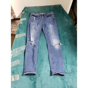 Gap Jeans Size 28 Petite Womens Blue Denim Stretch Pants Mid Rise True Skinny